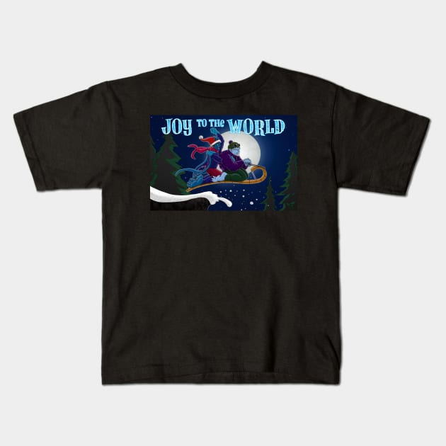 Joy To The World Kids T-Shirt by Twogargs